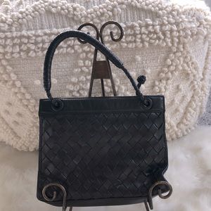 AmeriBag Black Vegan Leather Women’s Shoulder Purse